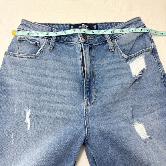 Hollister California Distressed‎ Ultra High Rise Dad Jeans Vintage Stretch 29/31 - Picture 6 of 11